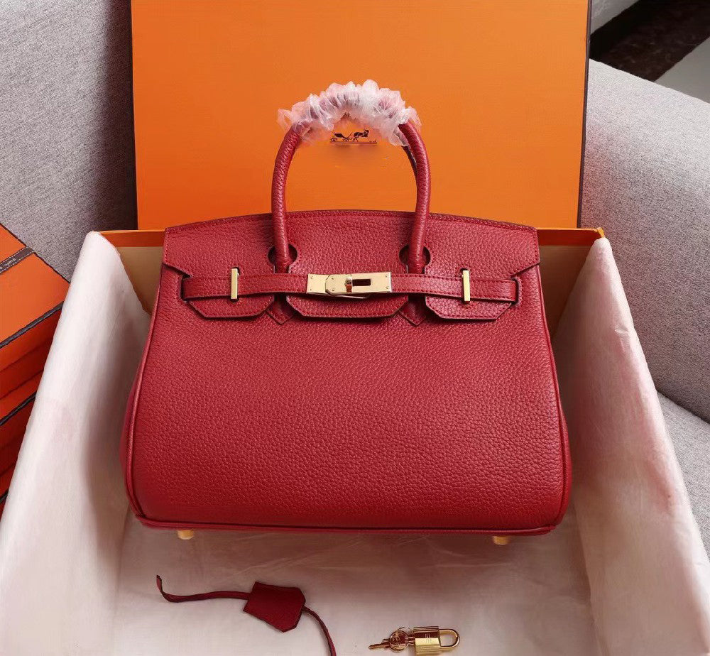 Birkin Handbag With Double Handles