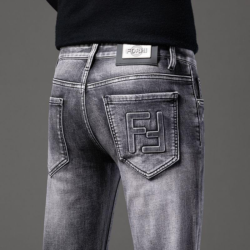 Men's Fashion Elastic Slim Fit Pants 0223112412