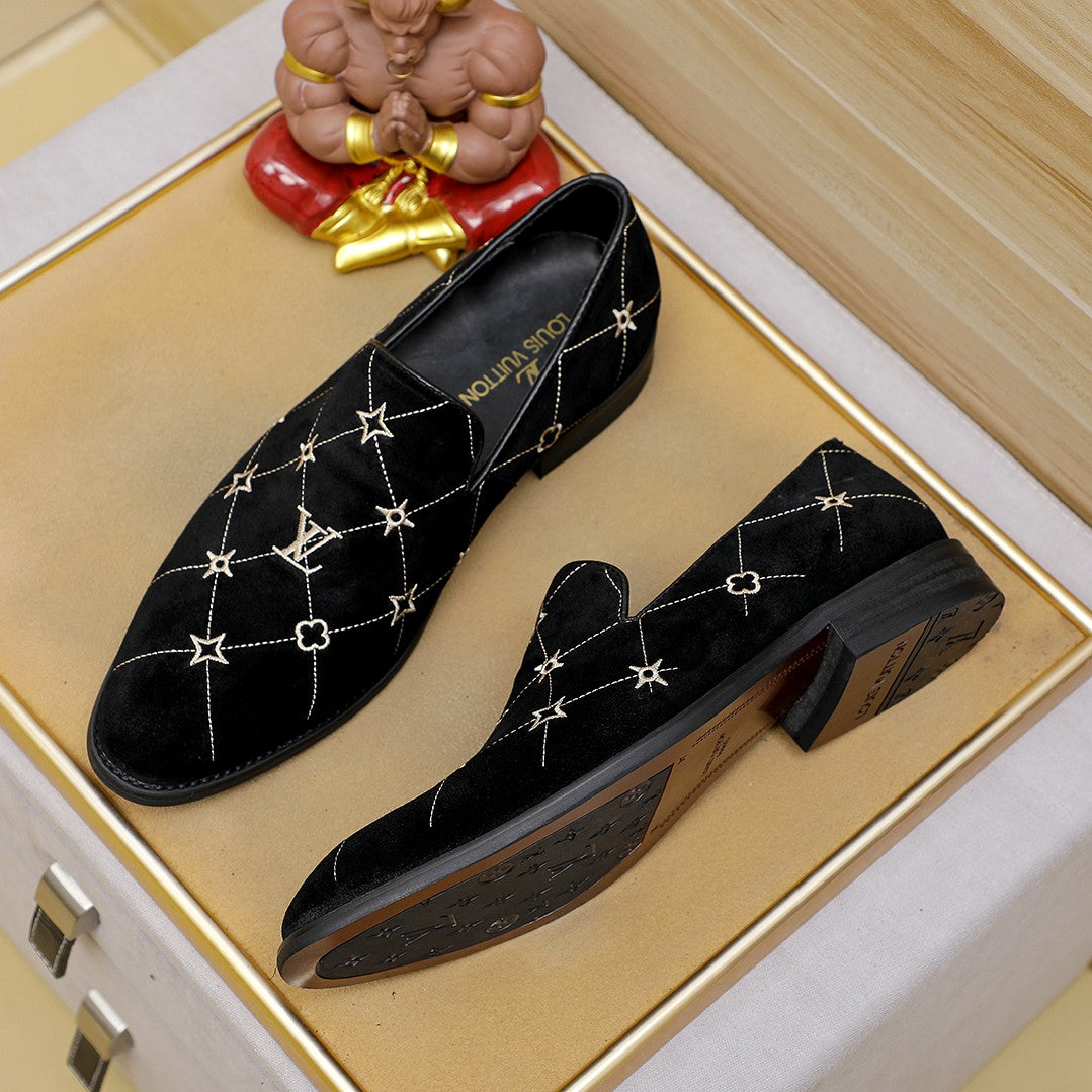 L men's suede loafers 0725062320