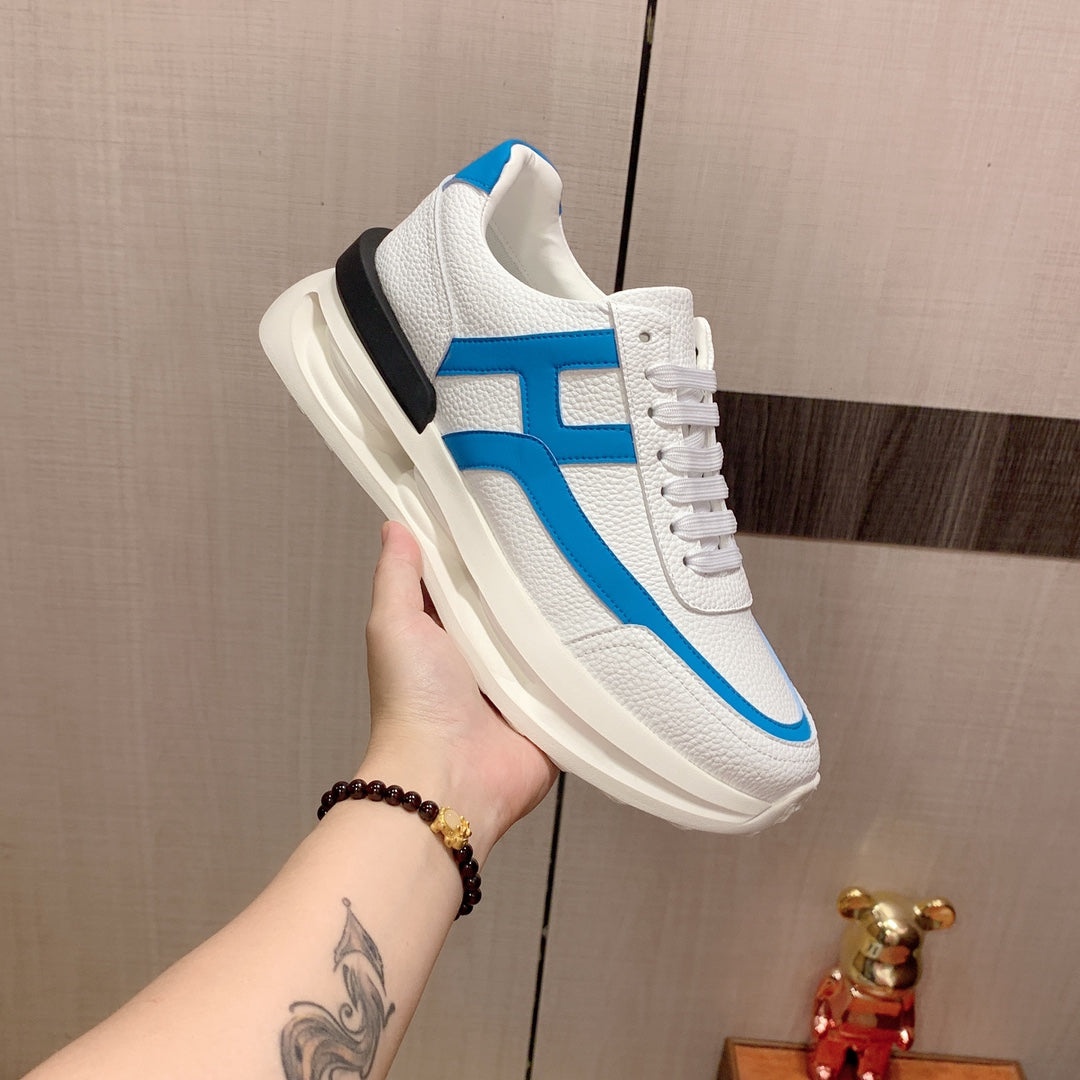 H fashion printed rubber sole sneakers 0724072303