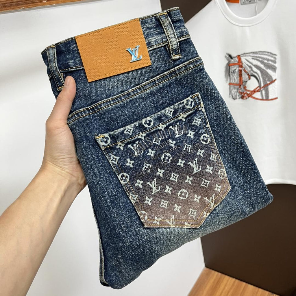 L men's business casual jeans 0726032301