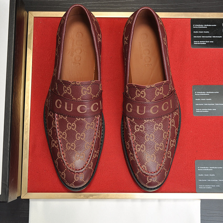 G fashion printed loafers XC0723111401
