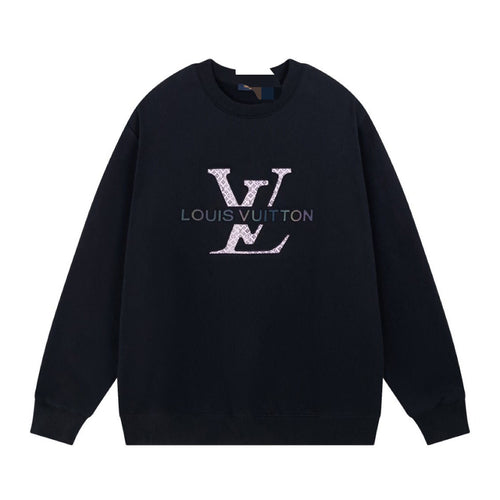 Autumn and winter new letter classic round neck sweater print loose  1209023