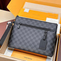 L fashion checkered leather handbag 0725052727