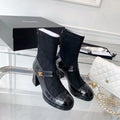 Fashionable Leather and Suede Boots 0724102318