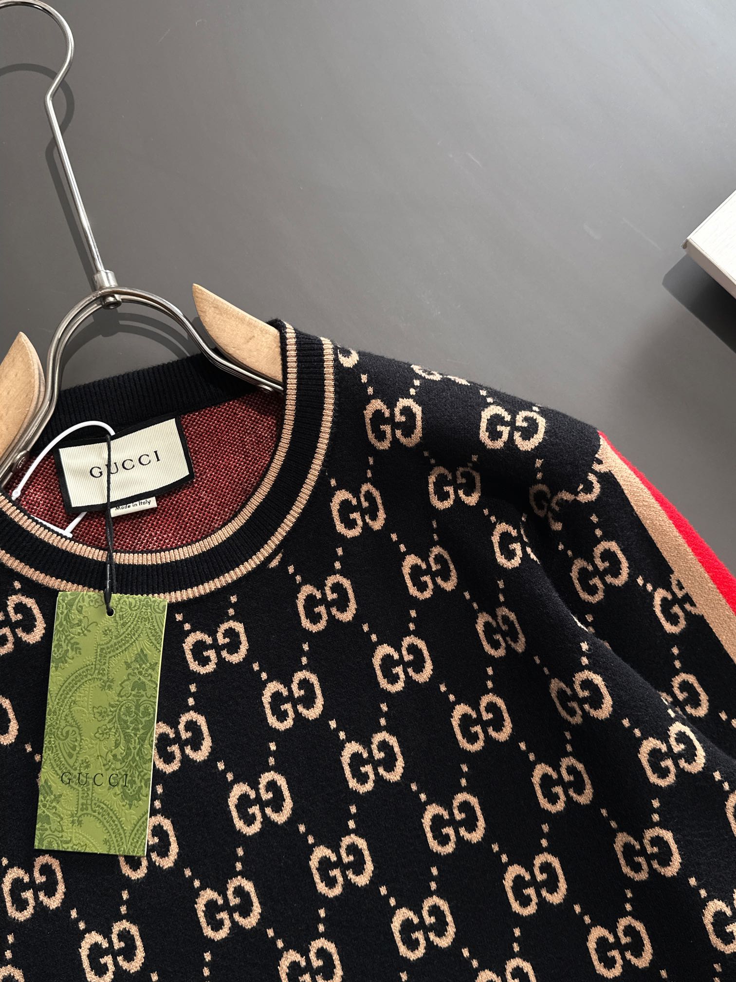Fashion Print Crewneck Sweater 0724121810
