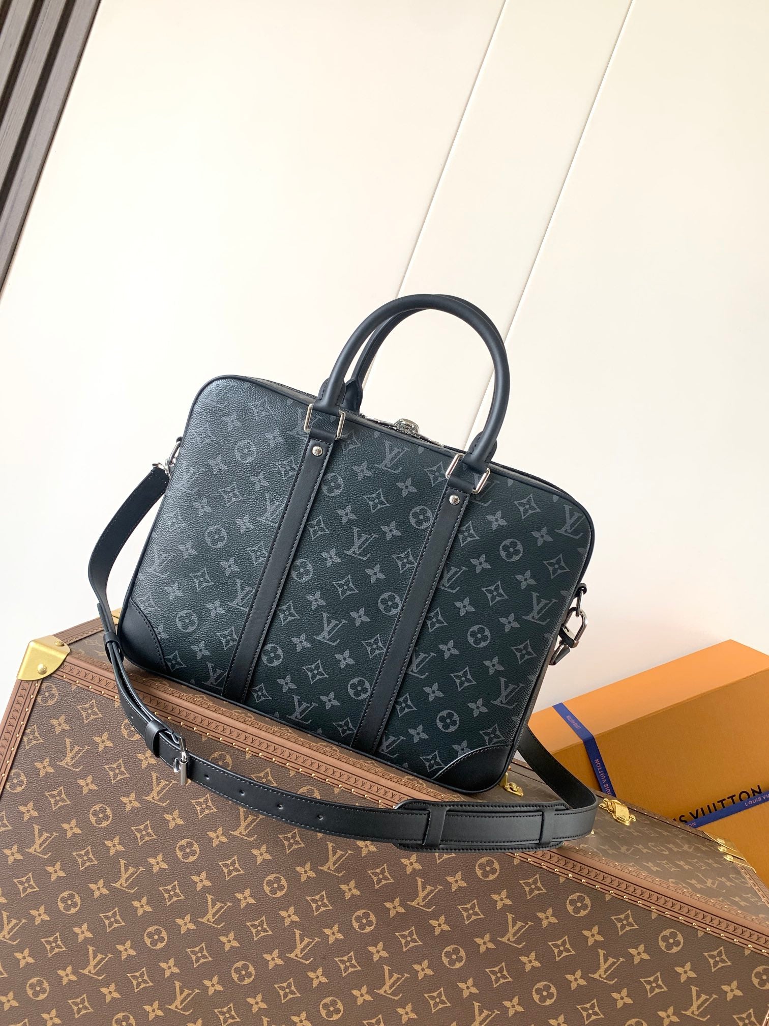 L fashion printed briefcase and handbag 0725052722