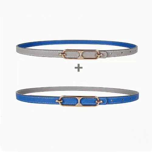 New H Family Leather Fine Belt 1024032019