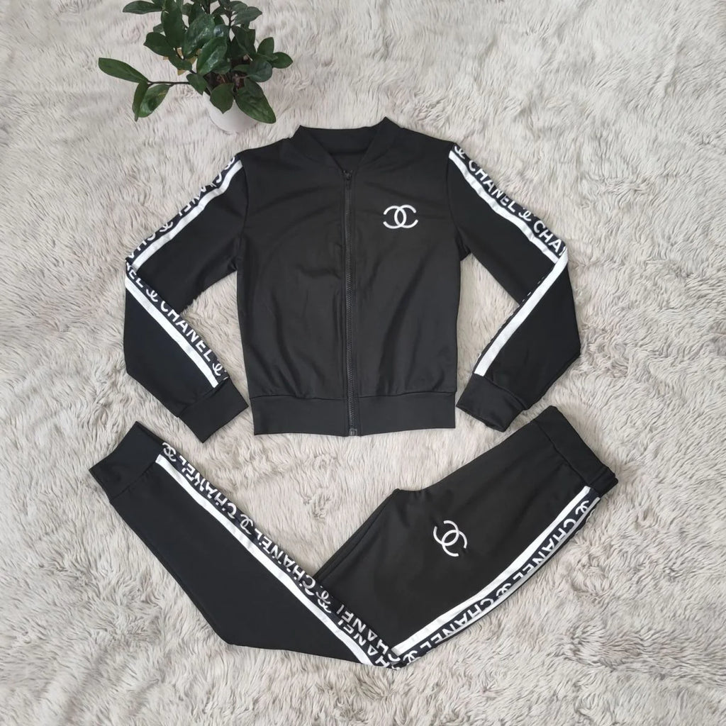 Fashion Printed Sporty Casual Two-piece Set 1024022617