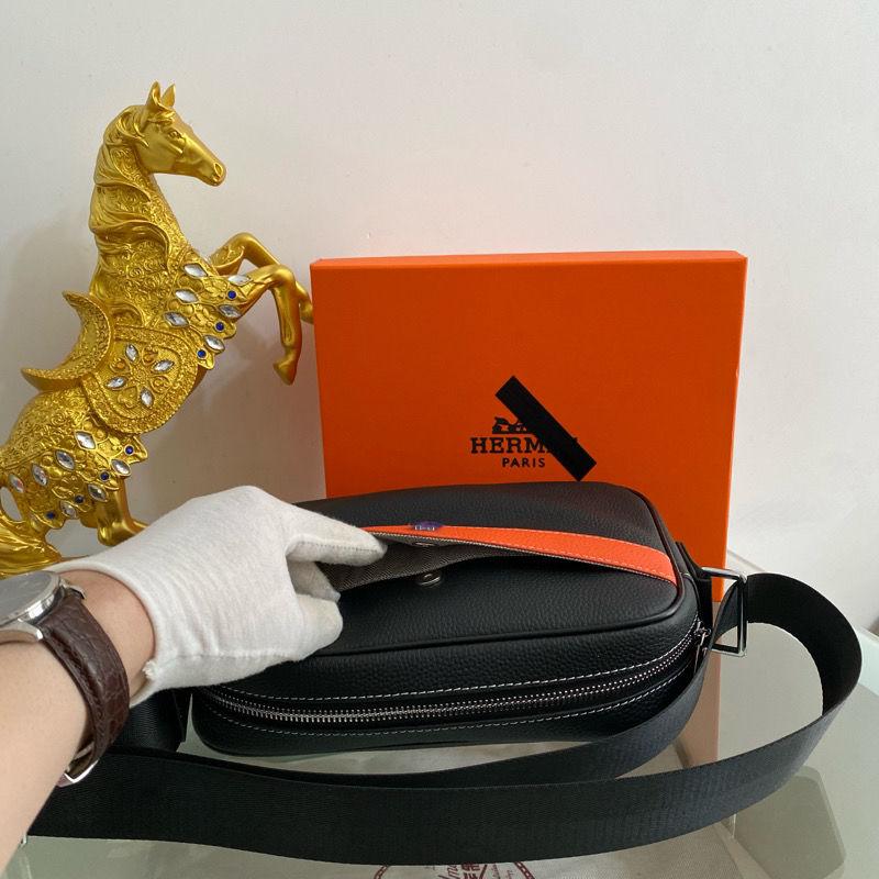 Light Luxury Trendy Travel Genuine Leather Shoulder Crossbody Bag For MenPD05202412609
