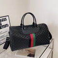 New plaid travel bag men's European and American fashion large-capacity leisure business trip fitness bag luage bag shoulder bag