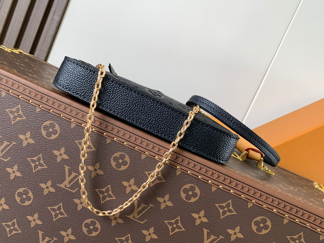 L & V fashion Cowhide leather hand bag M0726052009