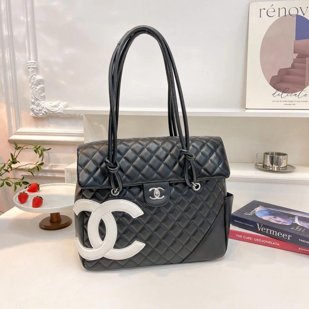Fashion dark diamond grid shoulder bag 1024111112