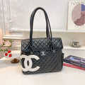 Fashion dark diamond grid shoulder bag 1024111112