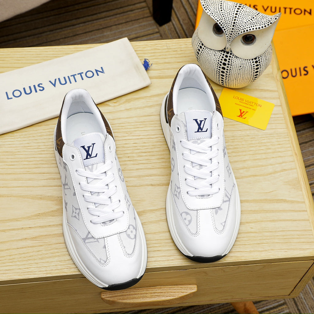 V fashion printed rubber sole sneakers 0724072309