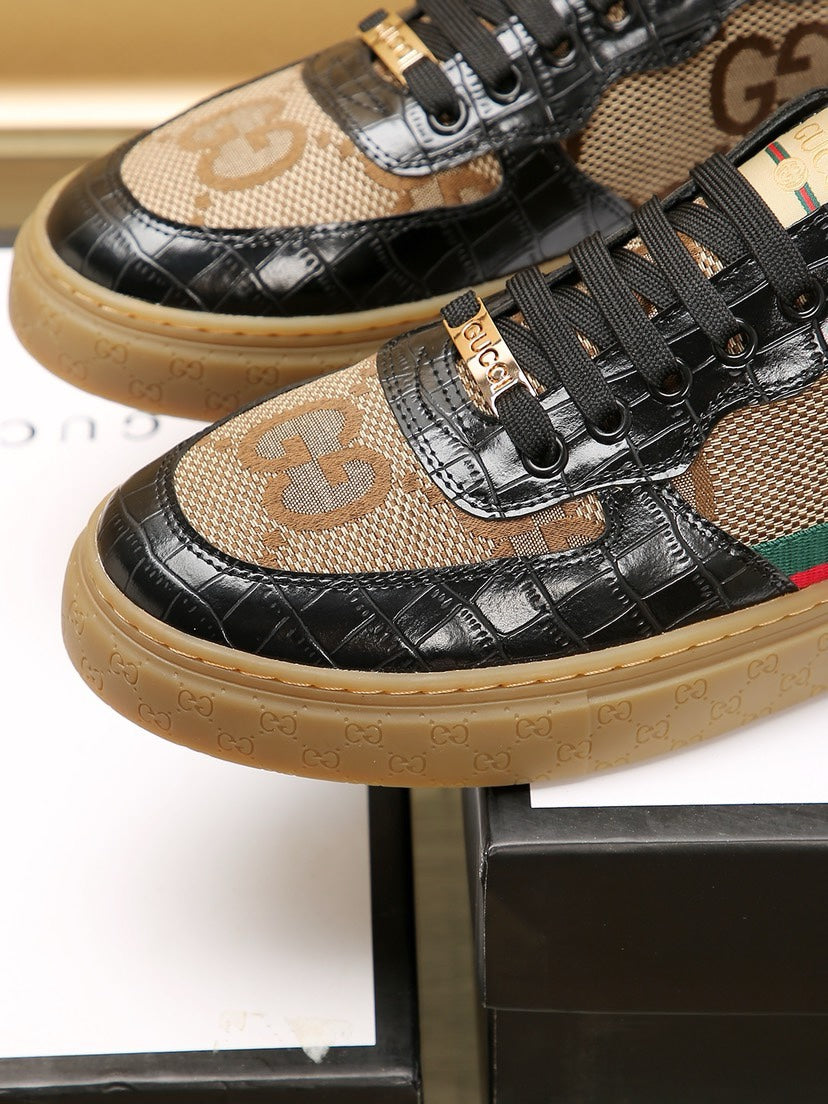 fashion printed rubber sole sneakers 0724072305