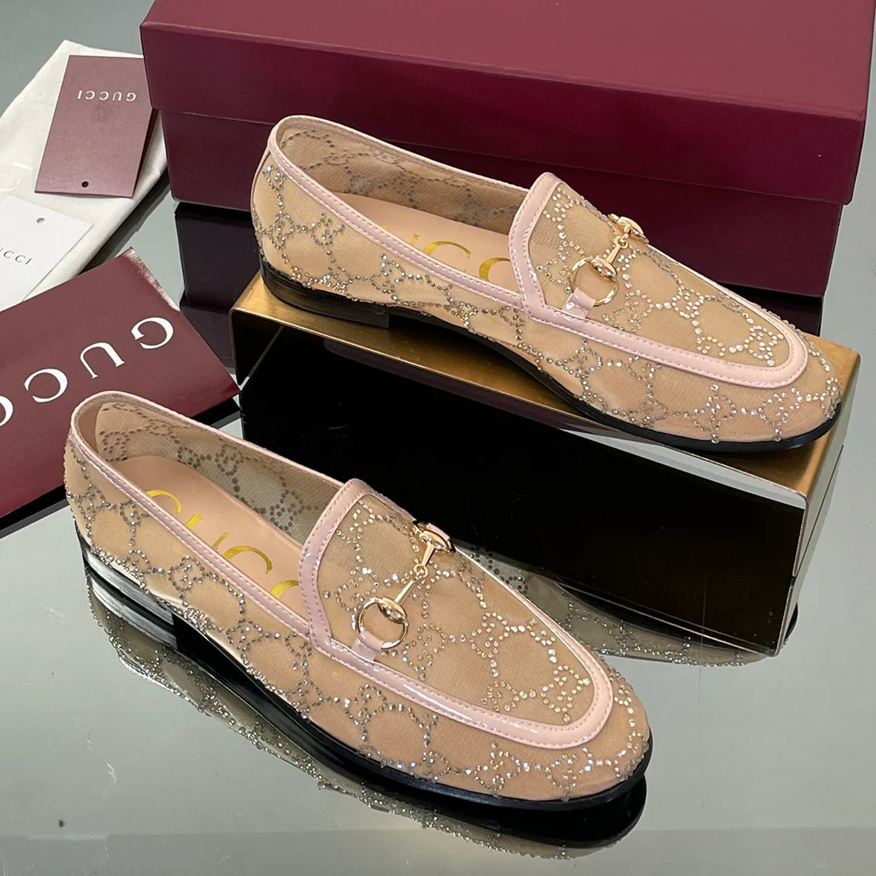Rhinestone Luxury Crystal Loafers 1025070411