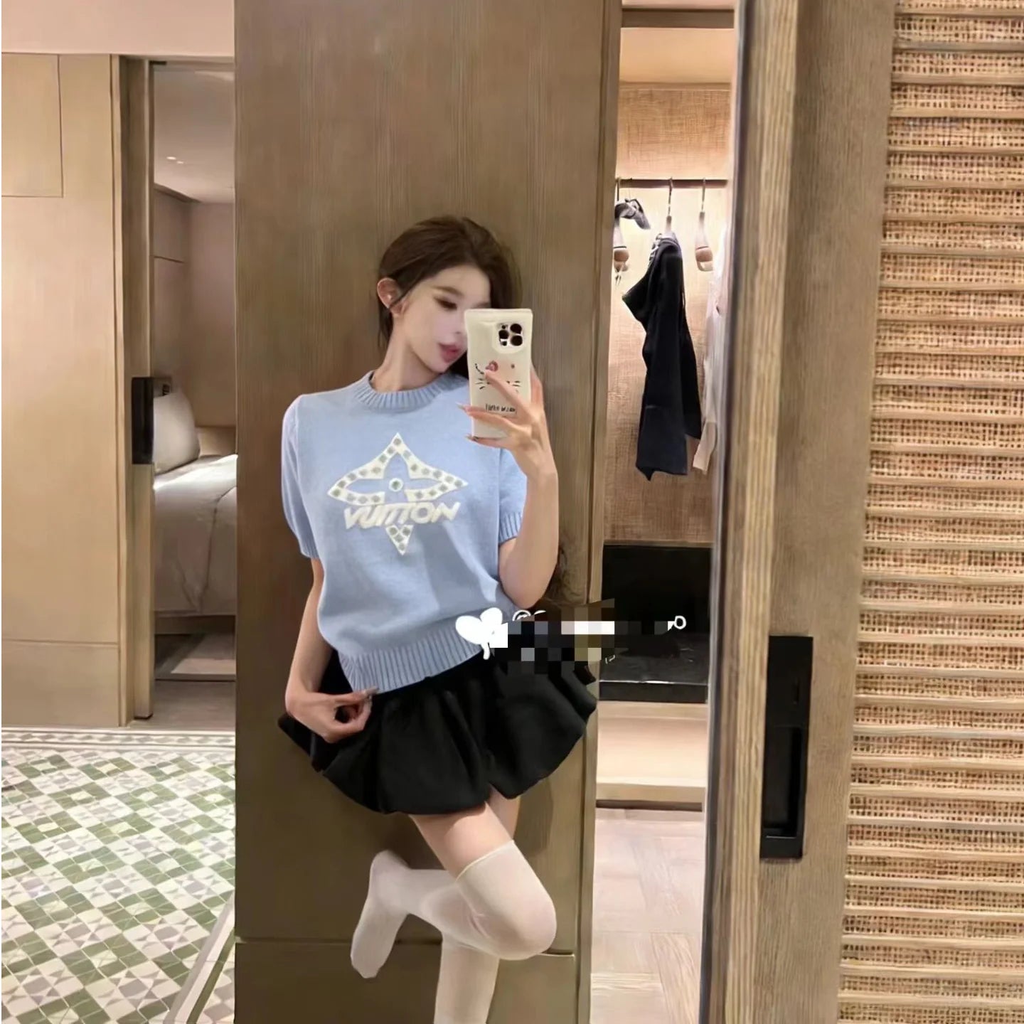 New spring collection short-sleeved knit sweater 1426012915