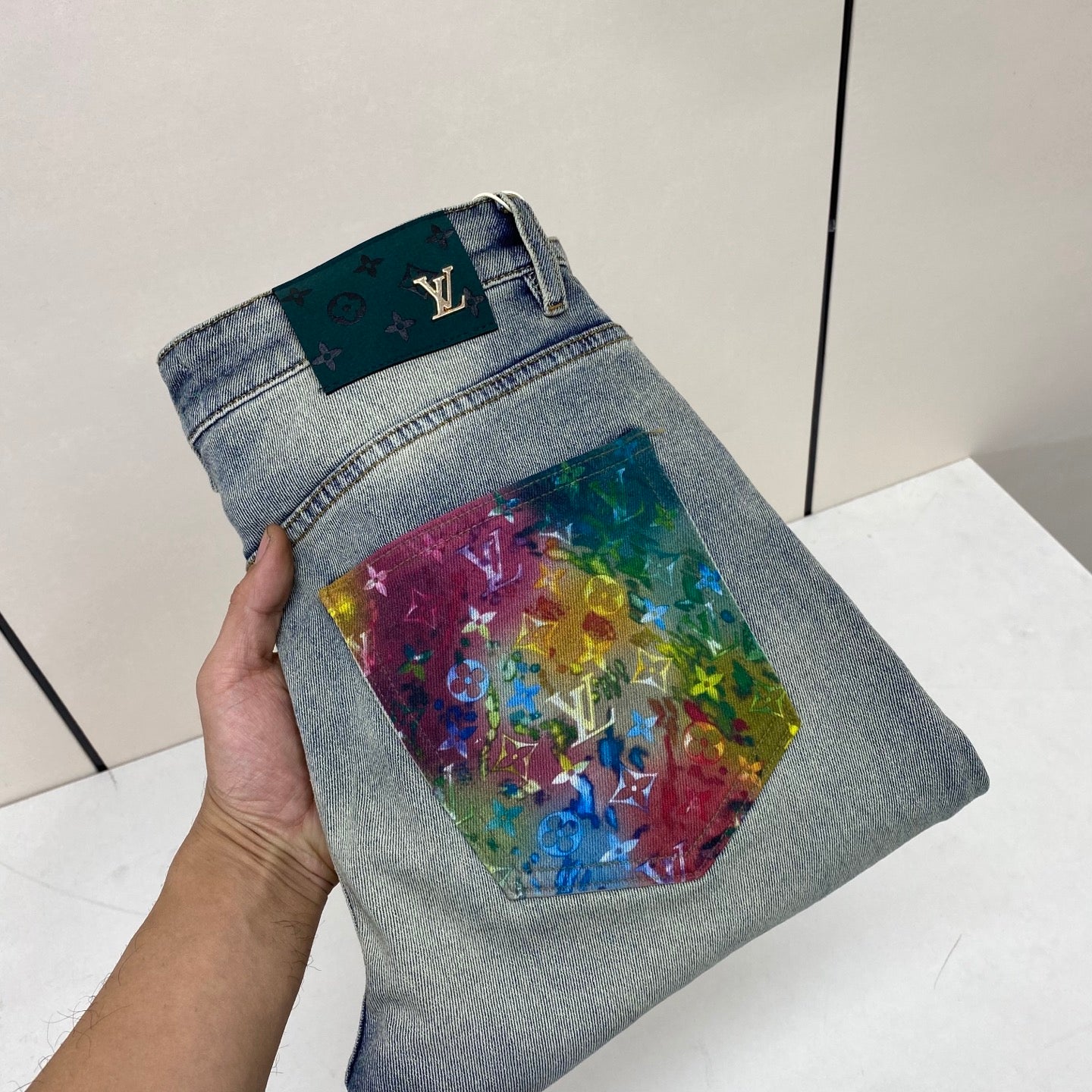 L fashion slim fit small straight jeans 0725040704