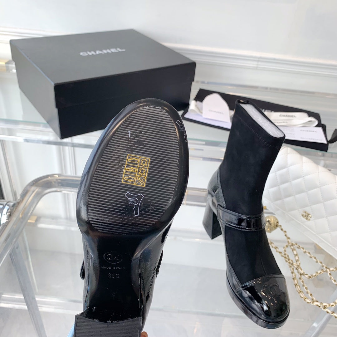 Fashionable Leather and Suede Boots 0724102318