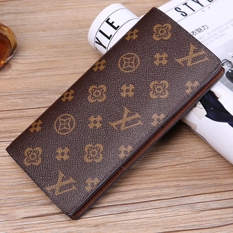 men's european and american genuine leather hand wallet