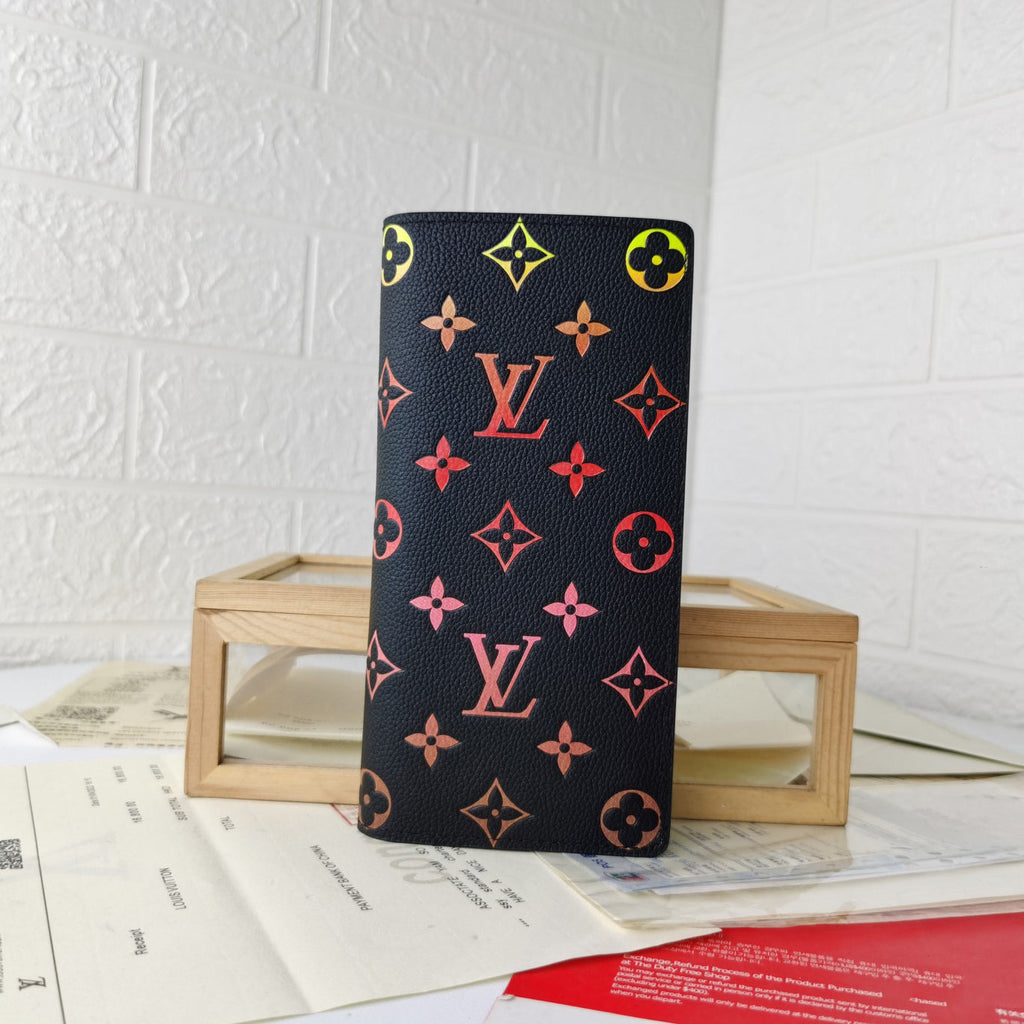 Silk screen multicolored small wallet B XC16051004