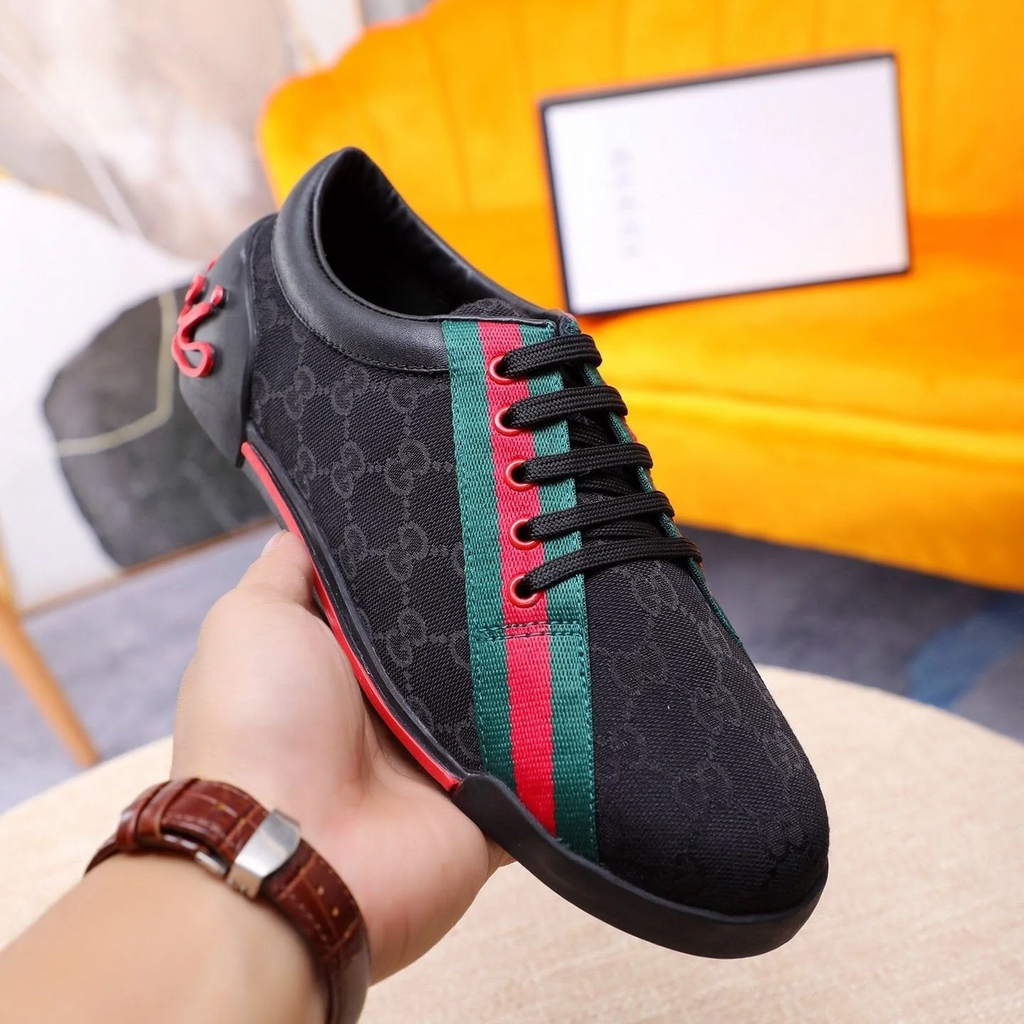 classic printed low-top rubber-soled sports shoes 0725061703