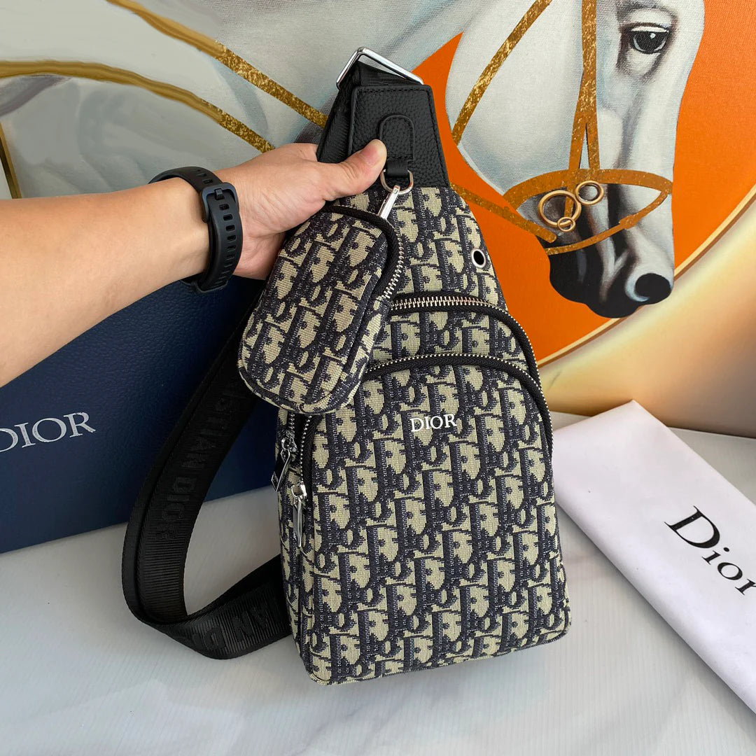 Fashion casual and handsome men's chest bag 1024070105