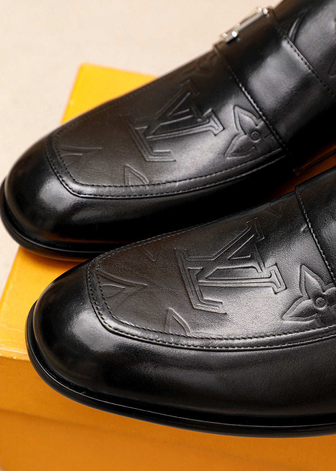 L Fashion 25ss printed leather shoes 0725060616