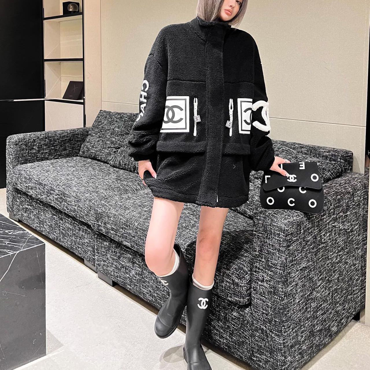 fashionable lambswool jacket XC0723111403