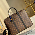 Brown Floral Pattern Business Bags