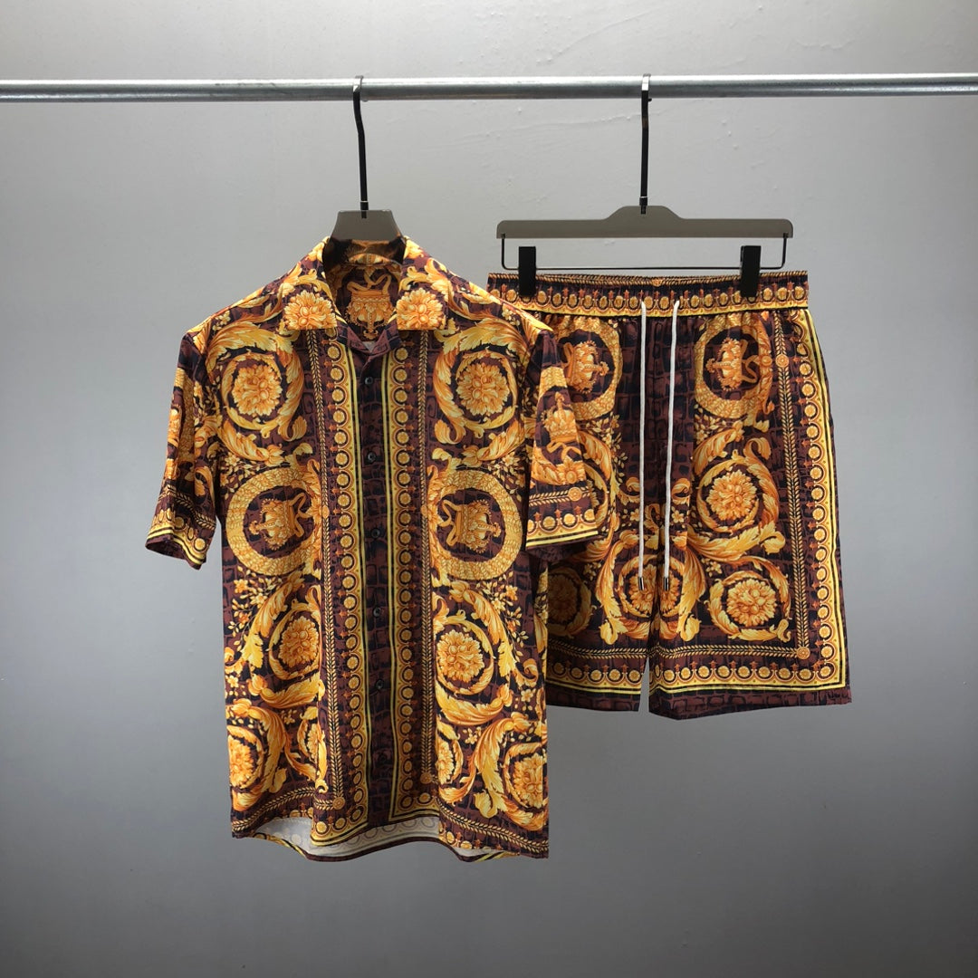 Short-sleeved shirt casual suit 0725052801