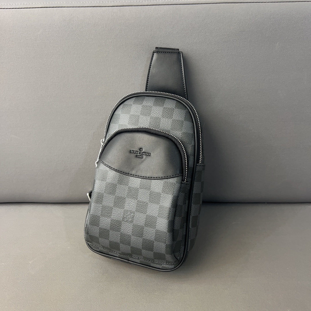 Classic Print Check Chest Bag XC0723051814