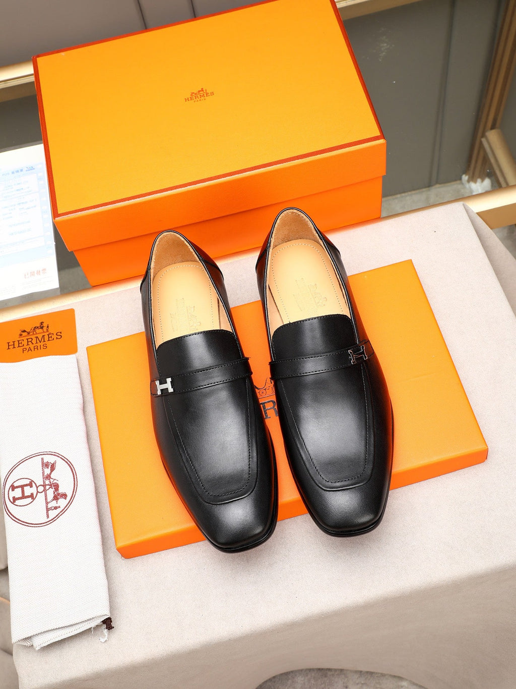 New H business formal leather shoes 0725062404