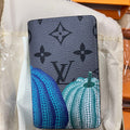 2023 New Trend Pumpkin Printed V Logo Wallet-WX202353003