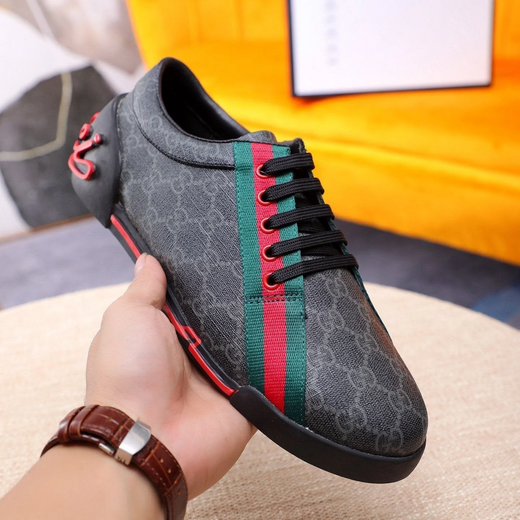classic printed low-top rubber-soled sports shoes 0725061703