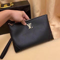 Men's trendy brand imported men's bag clutch bag top layer cowhide envelope bag large capacity genuine leather clutch bag