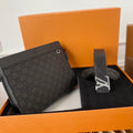V High-end 2-in-1 Gift Box Clutch Belt Belt