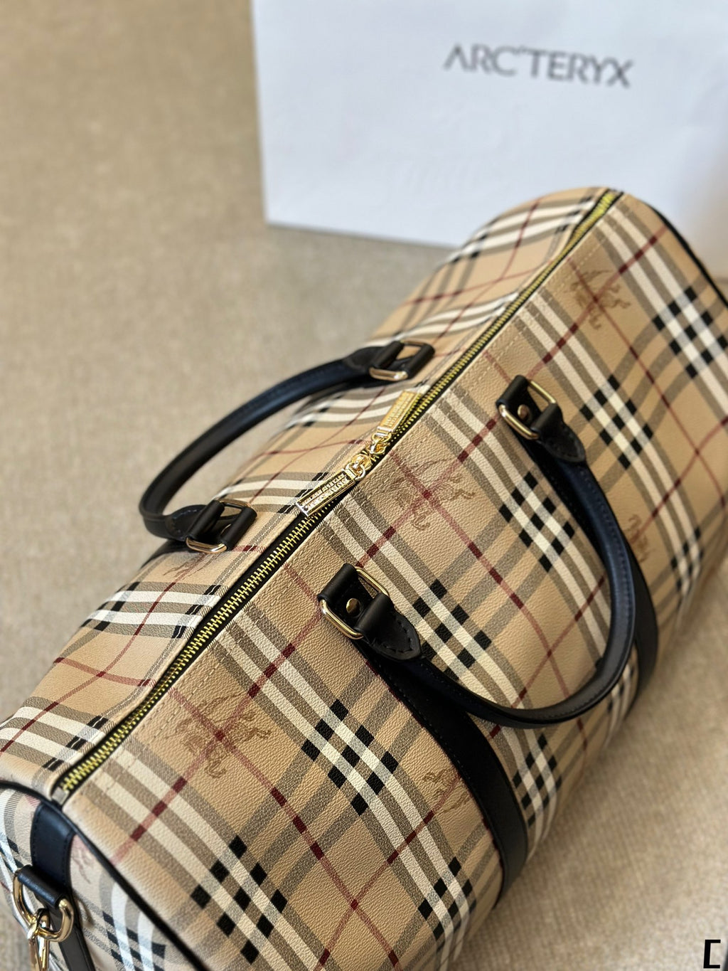 B Warhorse Check Duffle Bag 1824061108