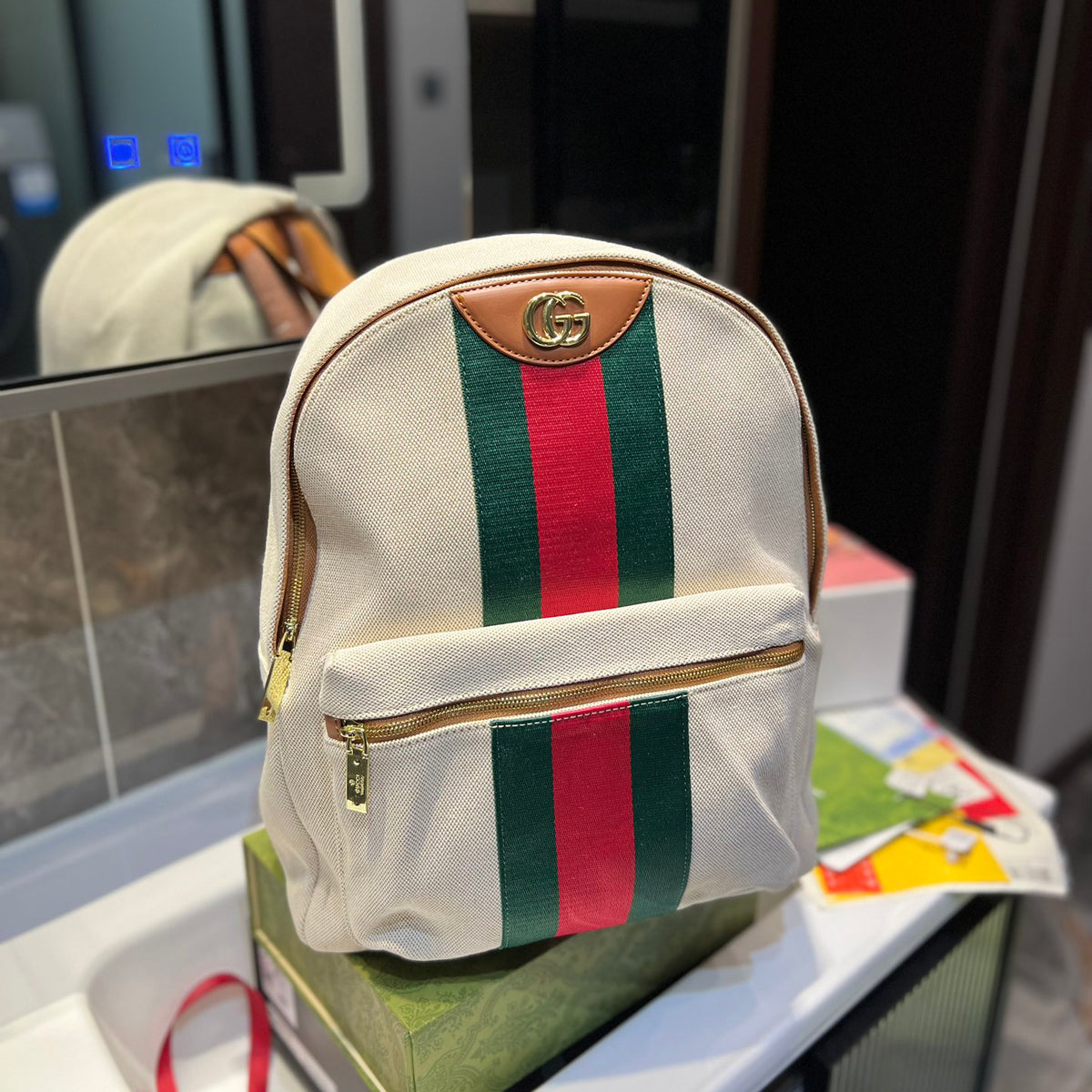 fashion canvas backpack XC7033109