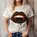 New fashion printed short sleeves 3D1026071032