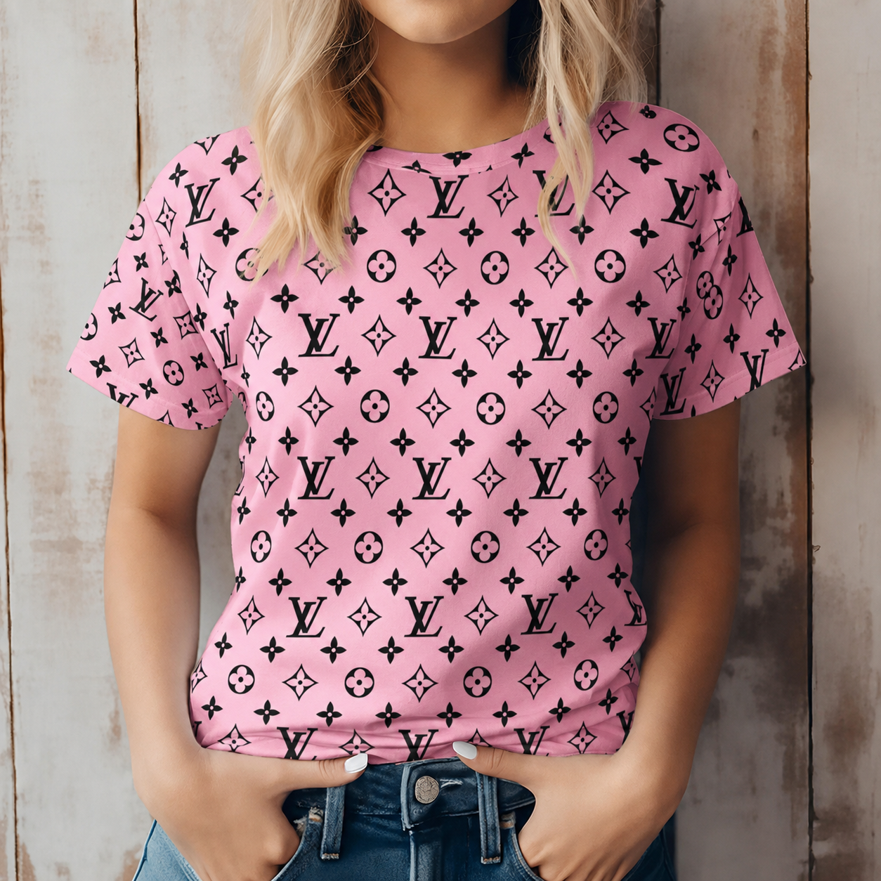 New fashion printed short sleeves 3D1026071033