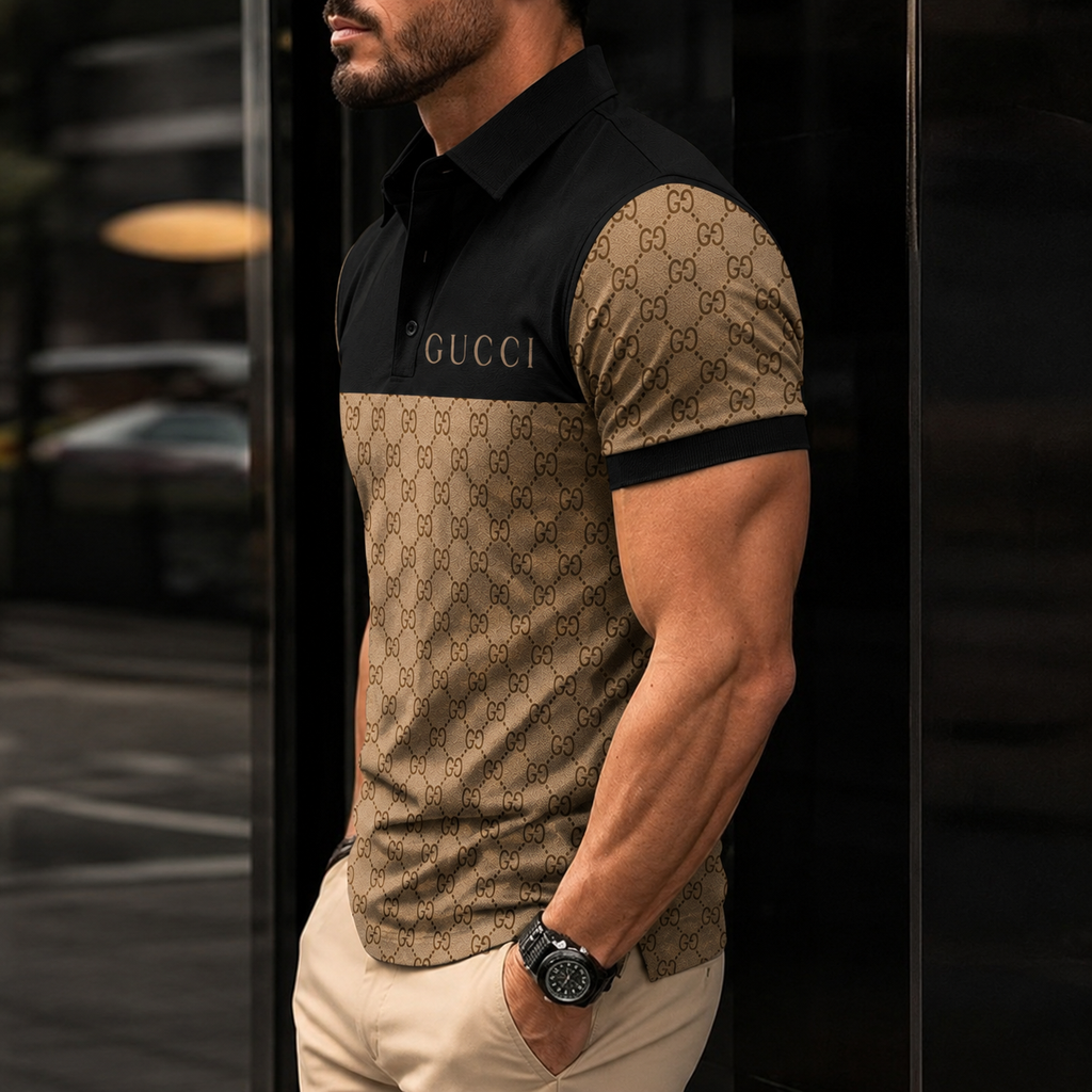 Men's Summer Fashion Printed Polo Shirts 3D1026070314