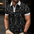 Men's Summer Fashion Printed Polo Shirts 3D1026070313