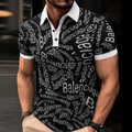 Men's Summer Fashion Printed Polo Shirts 3D1026070322