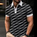 Men's Summer Fashion Printed Polo Shirts 3D1026070321
