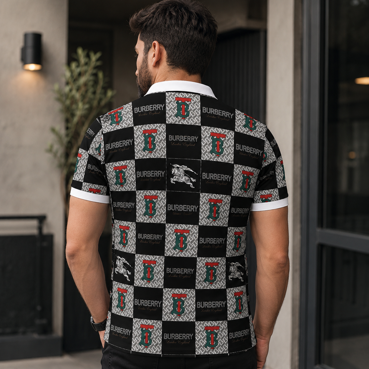 Men's Summer Fashion Printed Polo Shirts 3D1026070320