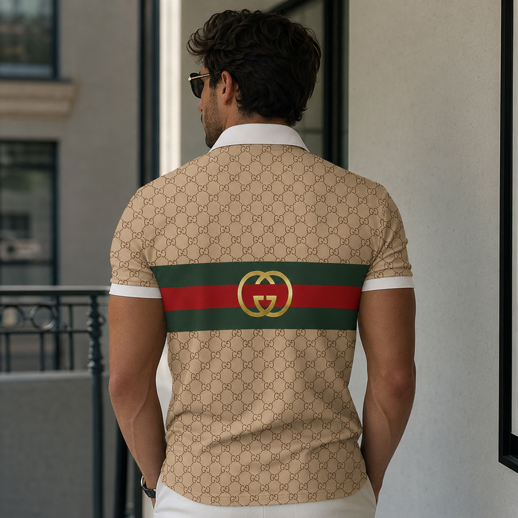 Men's Summer Fashion Printed Polo Shirts 3D1026070316