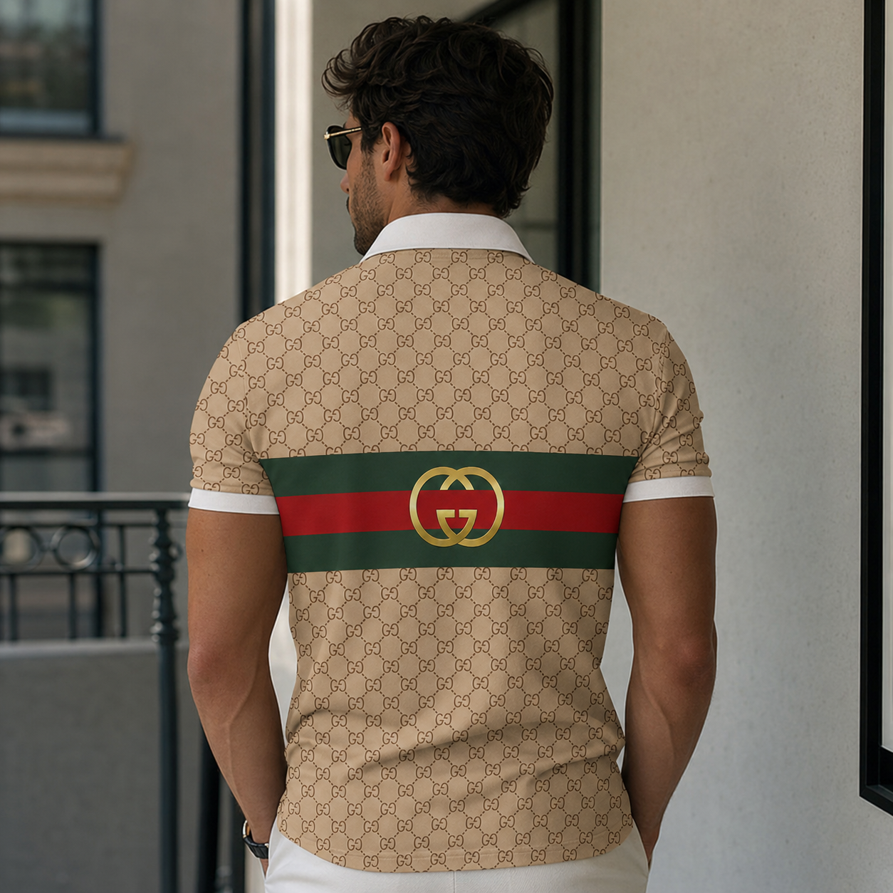 Men's Summer Fashion Printed Polo Shirts 3D1026070316