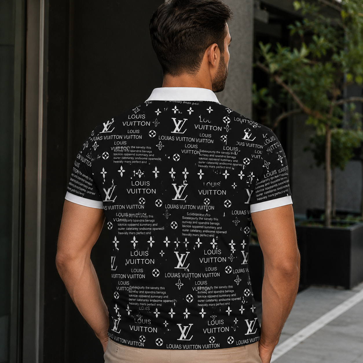 Men's Summer Fashion Printed Polo Shirts 3D1026070313